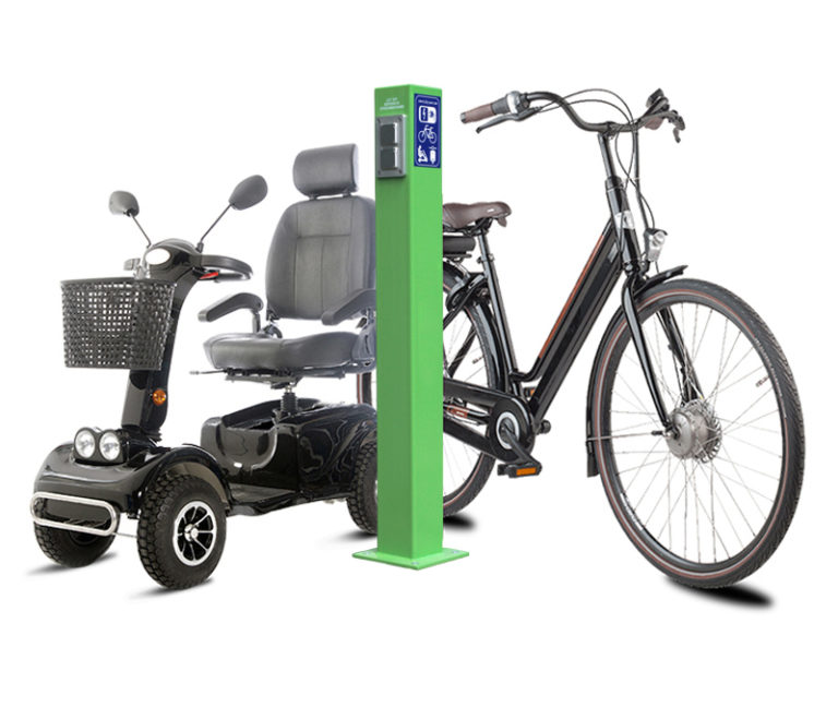 sistema de carga de bicicletas eléctricas