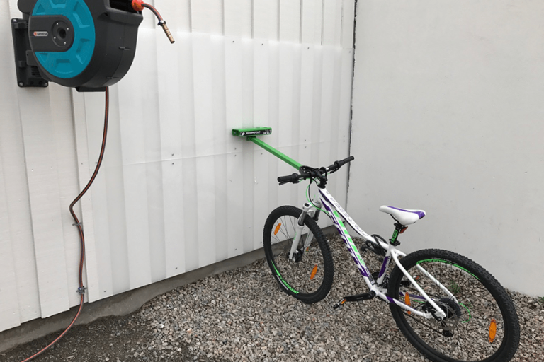 Punto de lavado de bicicletas