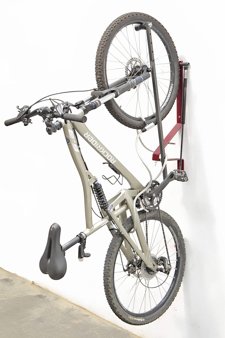 Aparcabicis vertical de pared