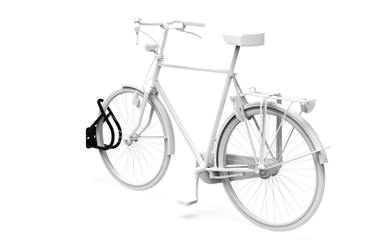 anclaje de rueda en pared modelo