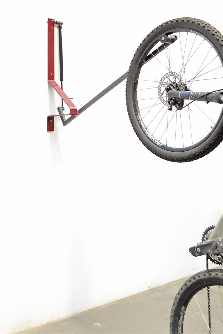 Aparcabicis vertical de pared