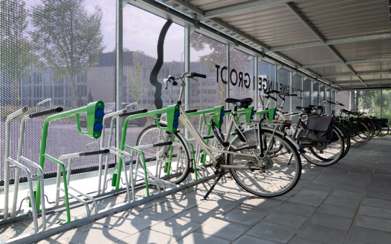 sistema de carga de bicicletas eléctricas