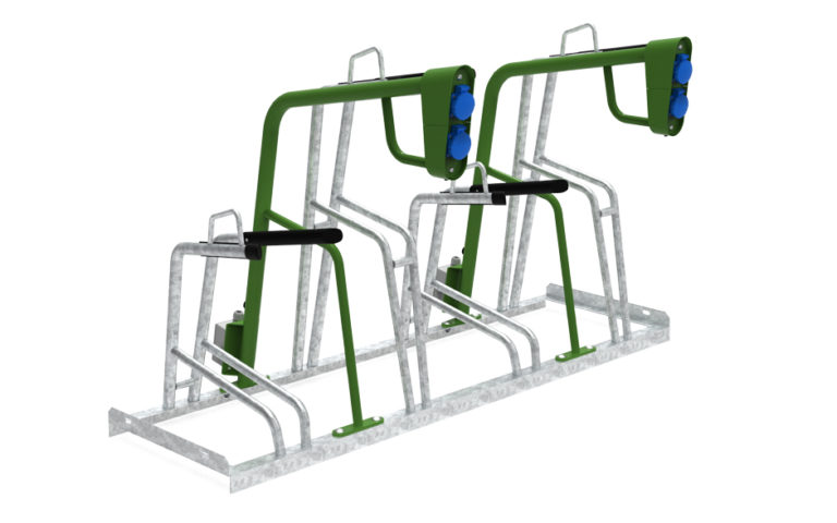 sistema de carga de bicicletas eléctricas