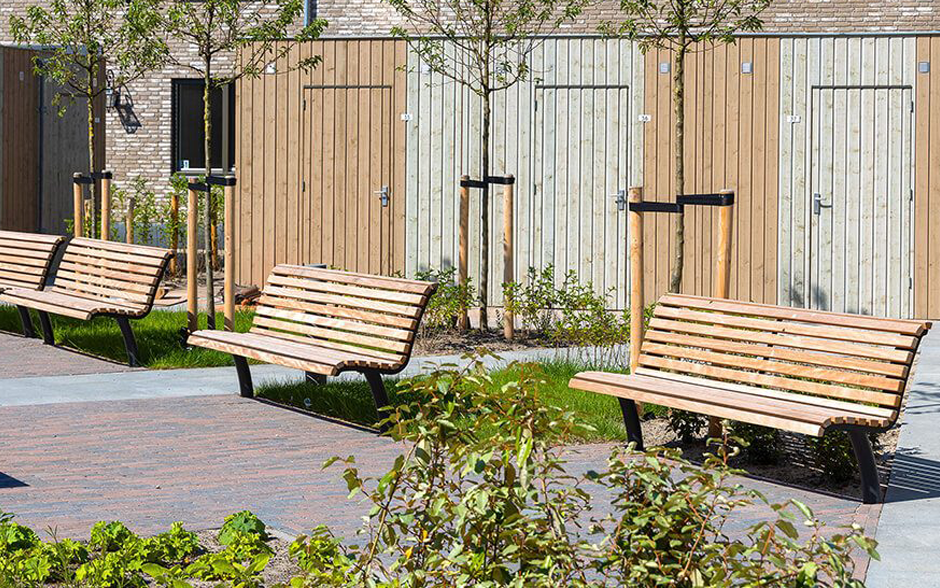 bancos de mobiliario urbano