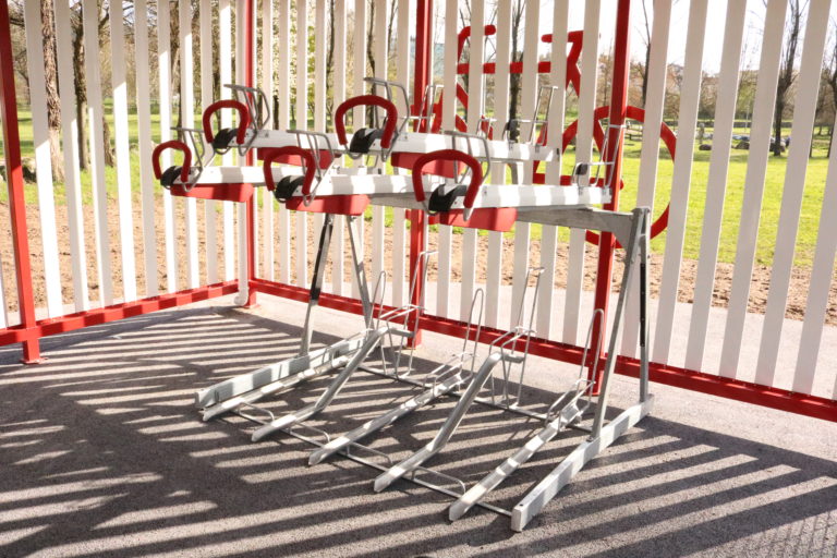 Parking de bicicletas protegido